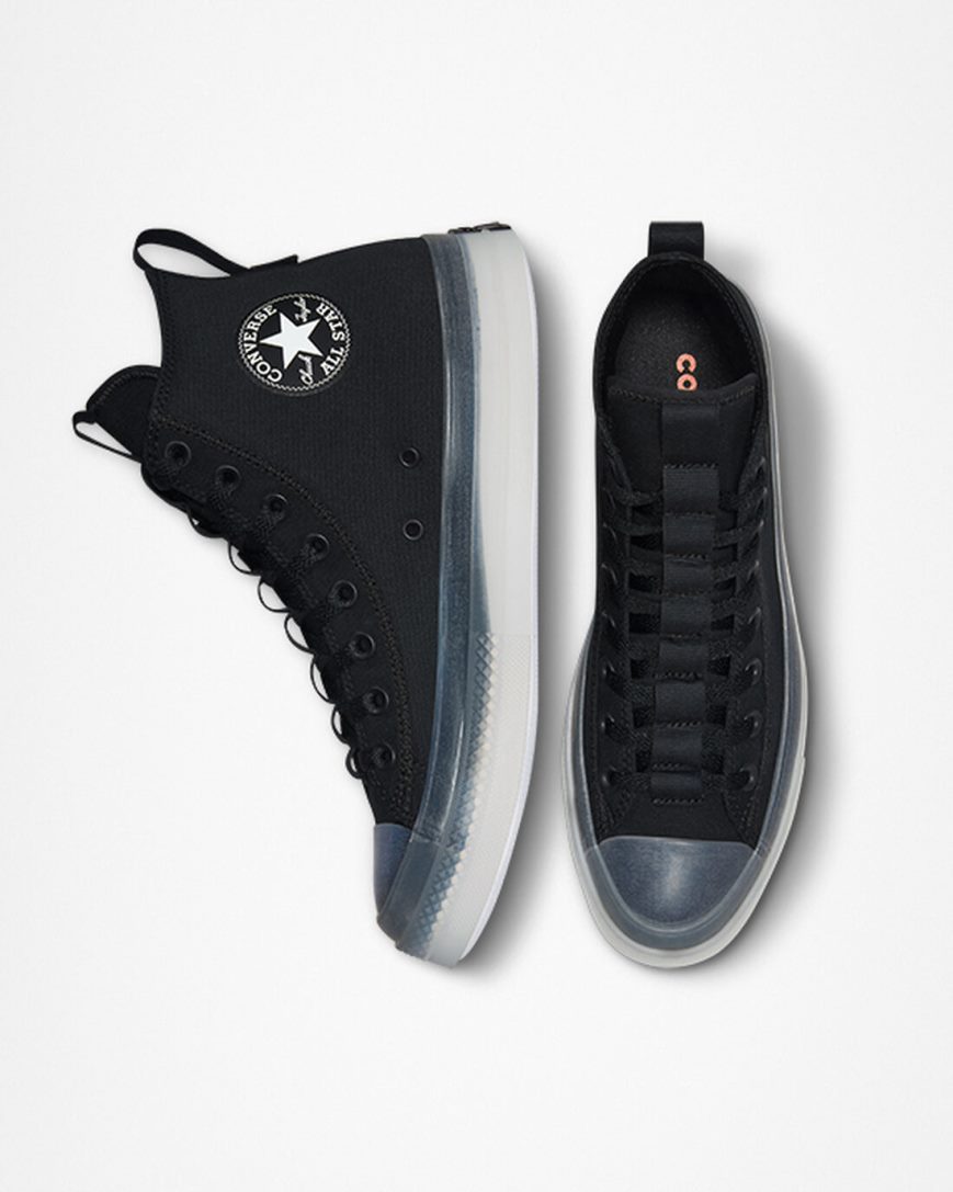 Tenisky Vysoke Converse Chuck Taylor All Star CX Explore Damske Čierne Biele | SK 11LSDQ4